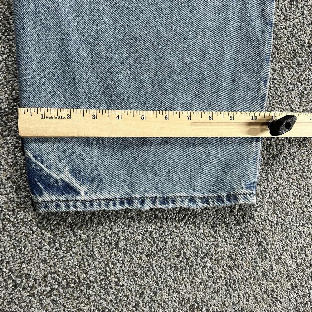 Universal Thread Jeans‎ Womens 16 Blue 90s Baggy Straight Light Wash Denim - Picture 9 of 12